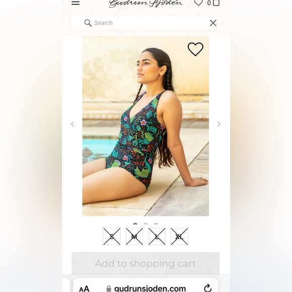 Gudrun Sjoden swimsuit. Never worn size small NWOT. - Picture 1 of 12